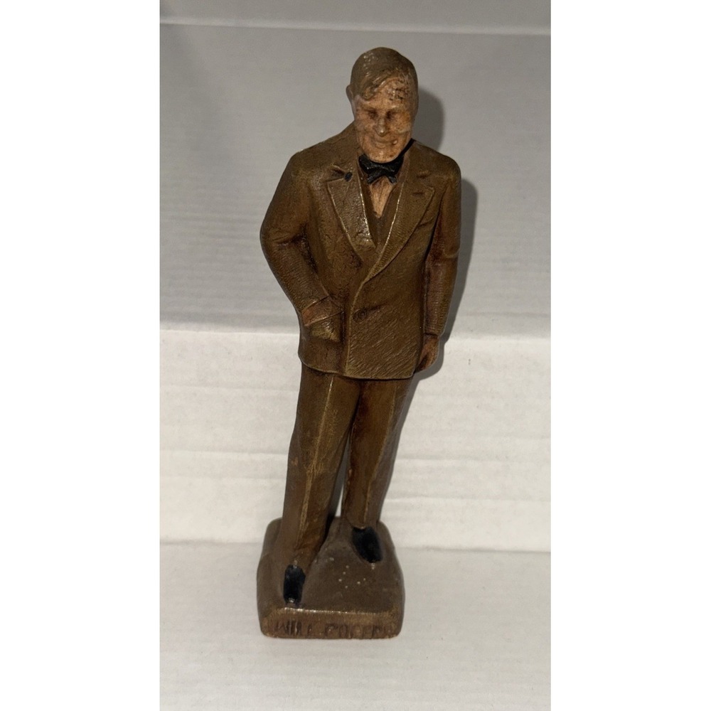 1941 WILL ROGERS 6" Syroco Wood Figurine Great American Series